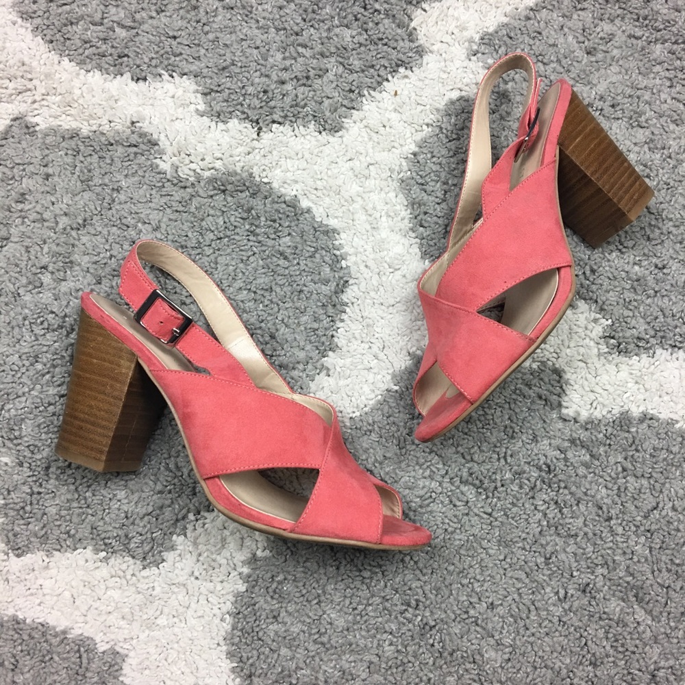 NINE WEST | Alba Coral Open-Toe Sandal Heels
